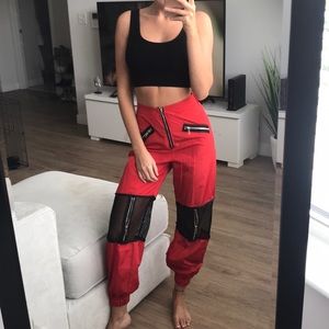 Red pants
